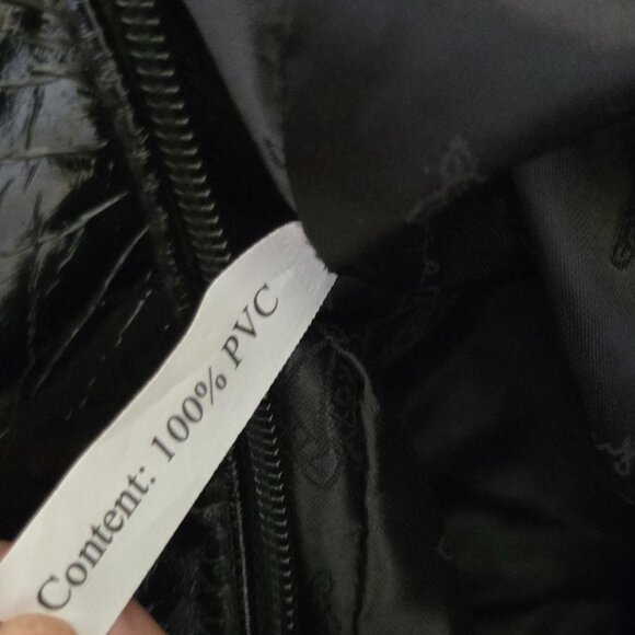 Betsey Johnson Vintage Y2K Betseyville Leopard Print Tortoise Chain Bag Tag Bag - Picture 10 of 11